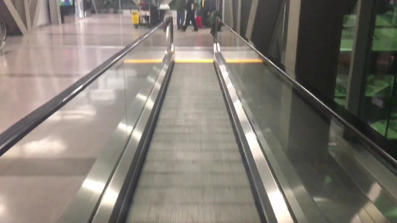 Otis & ThyssenKrupp Escalators At The Halifax Stanfield International Airport