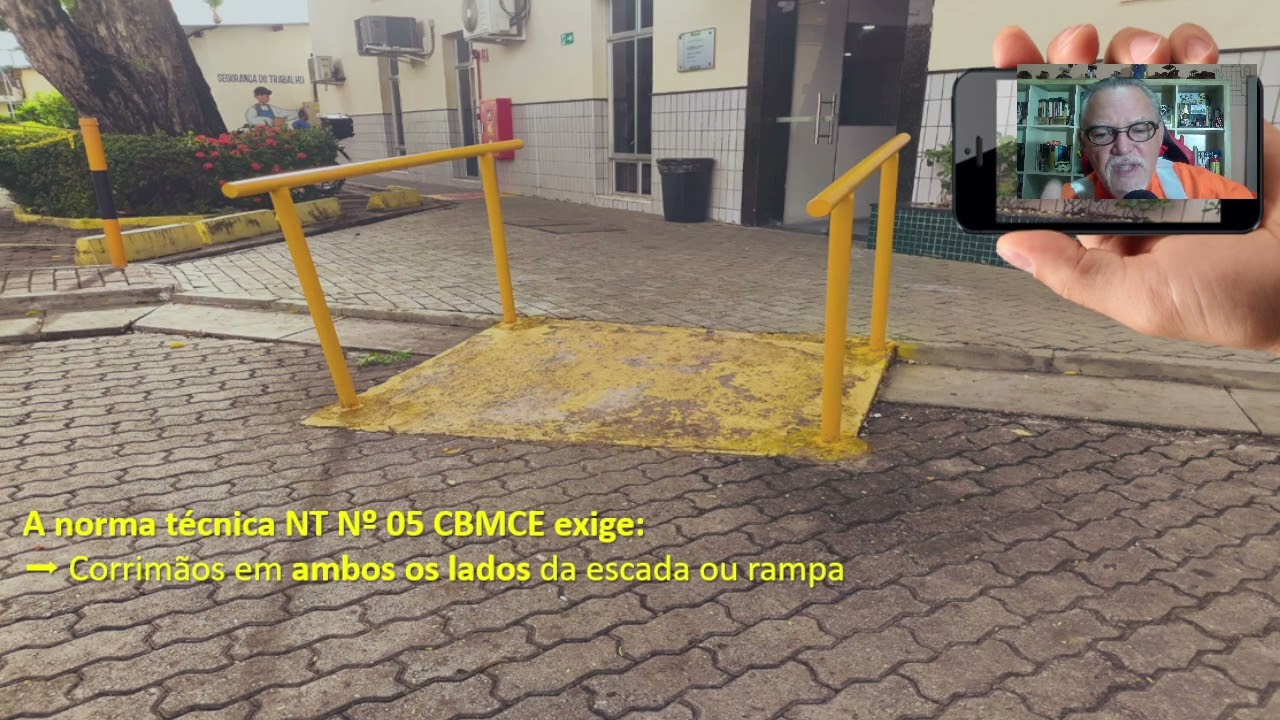 Você já fez uma inspeção nos corrimãos das escadas e rampas de sua empresa?