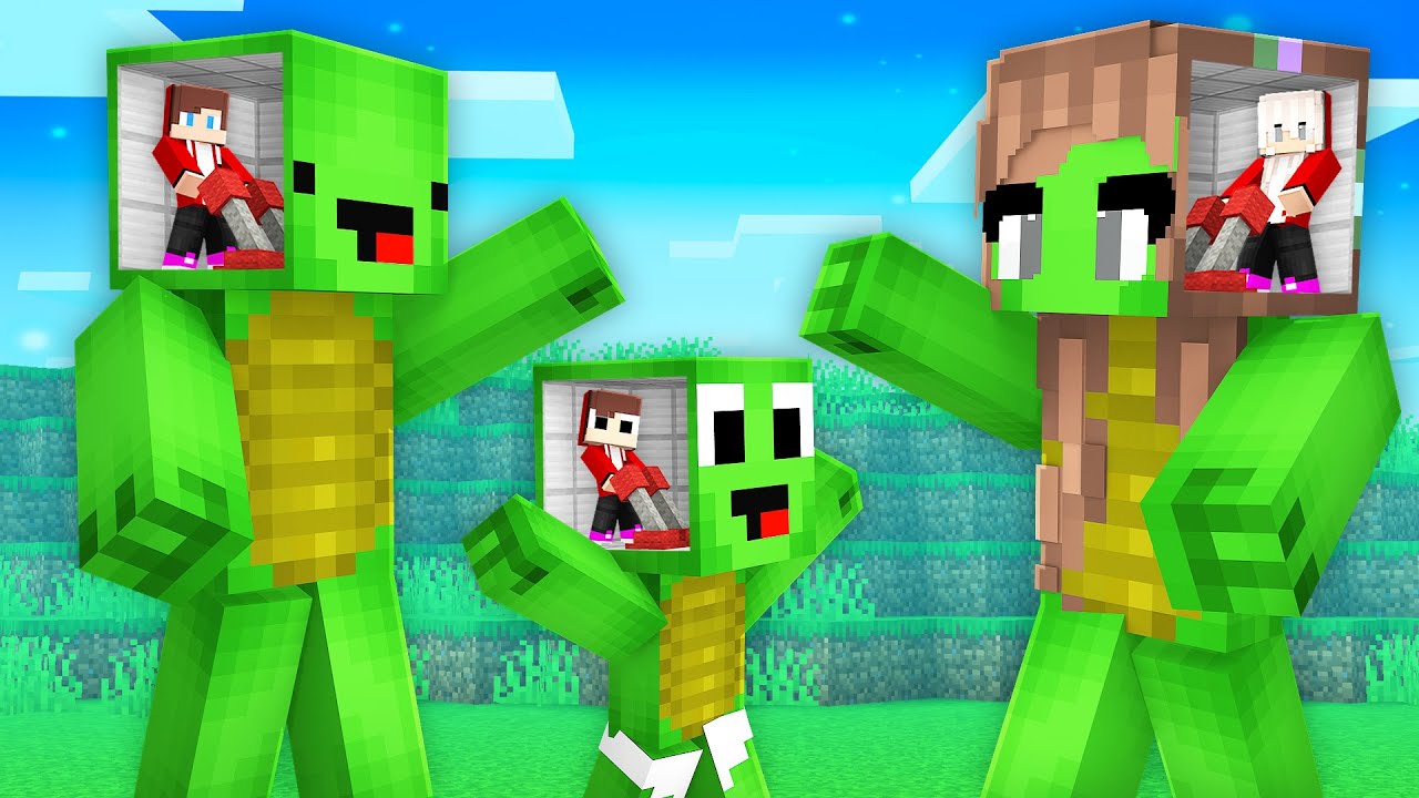 JJ Family Take Mind Control on Mikey Family in Minecraft ! (Maizen)