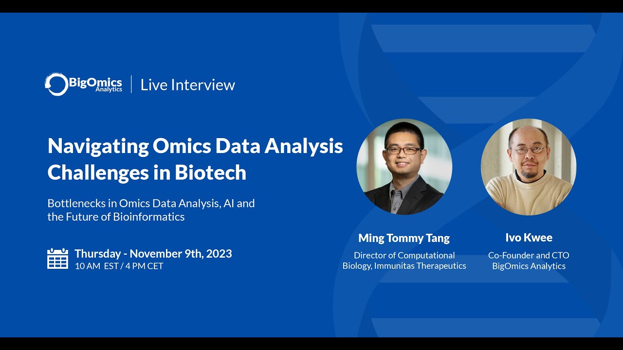 Bottlenecks in Omics Data Analysis, AI and the Future of Bioinformatics