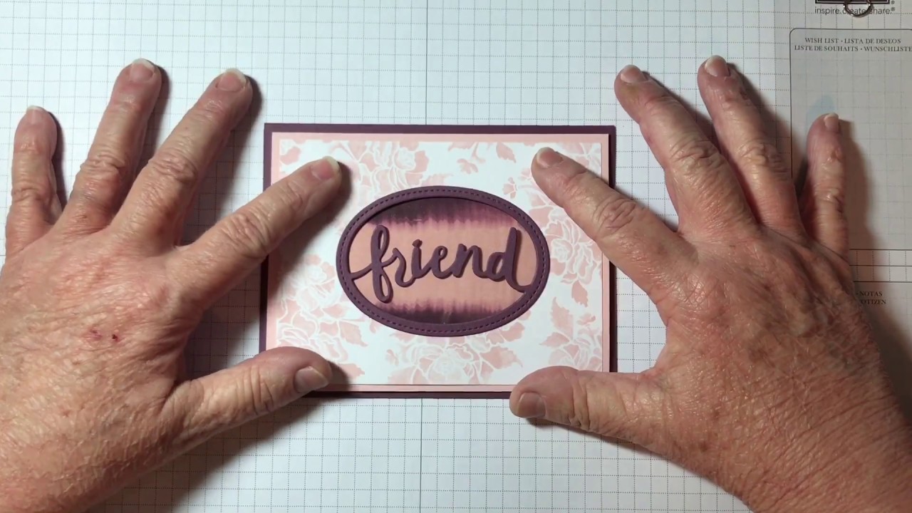 Using the Lovely Words Framelits with the Reinker Technique