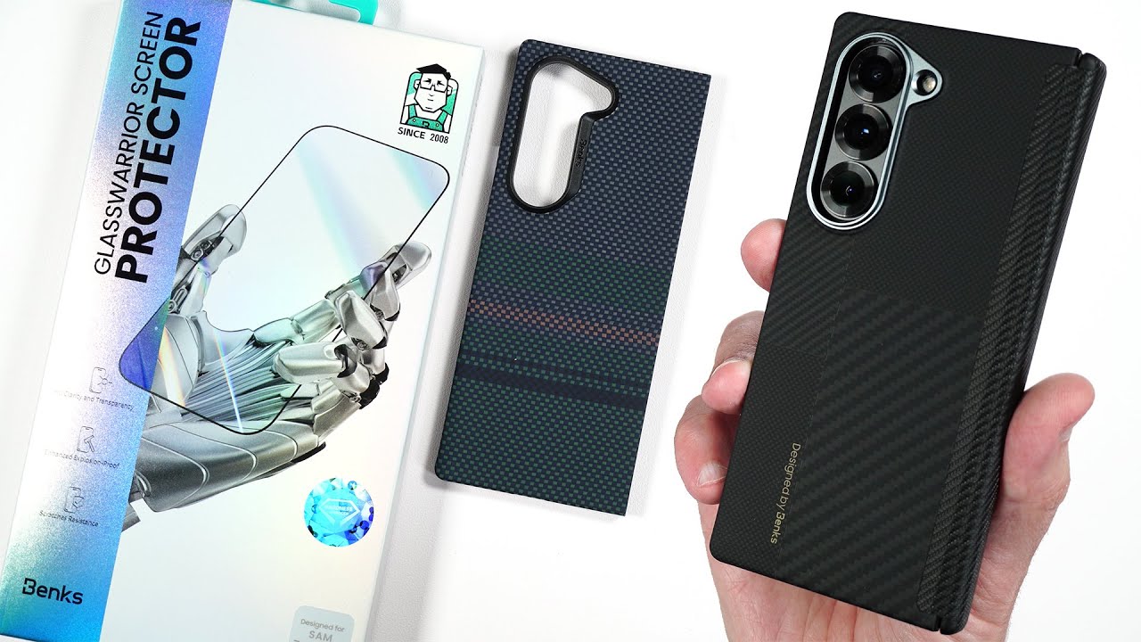 Galaxy Z Fold 6 BENKS Aramid Fiber Cases & Screen Protectors  - Drop & Scratch Tests