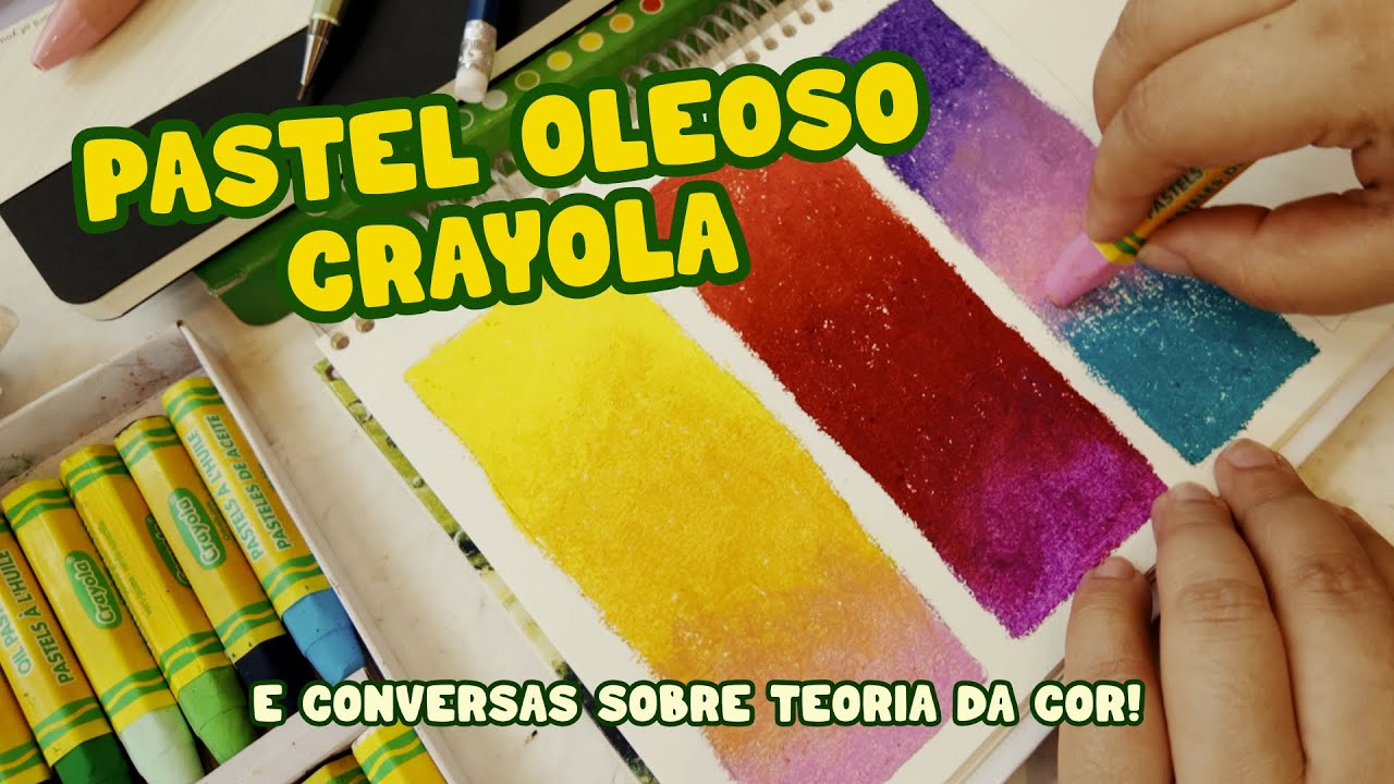 Review CRAYOLA Pastel Oleoso: BOM demais OU SUPERESTIMADO?
