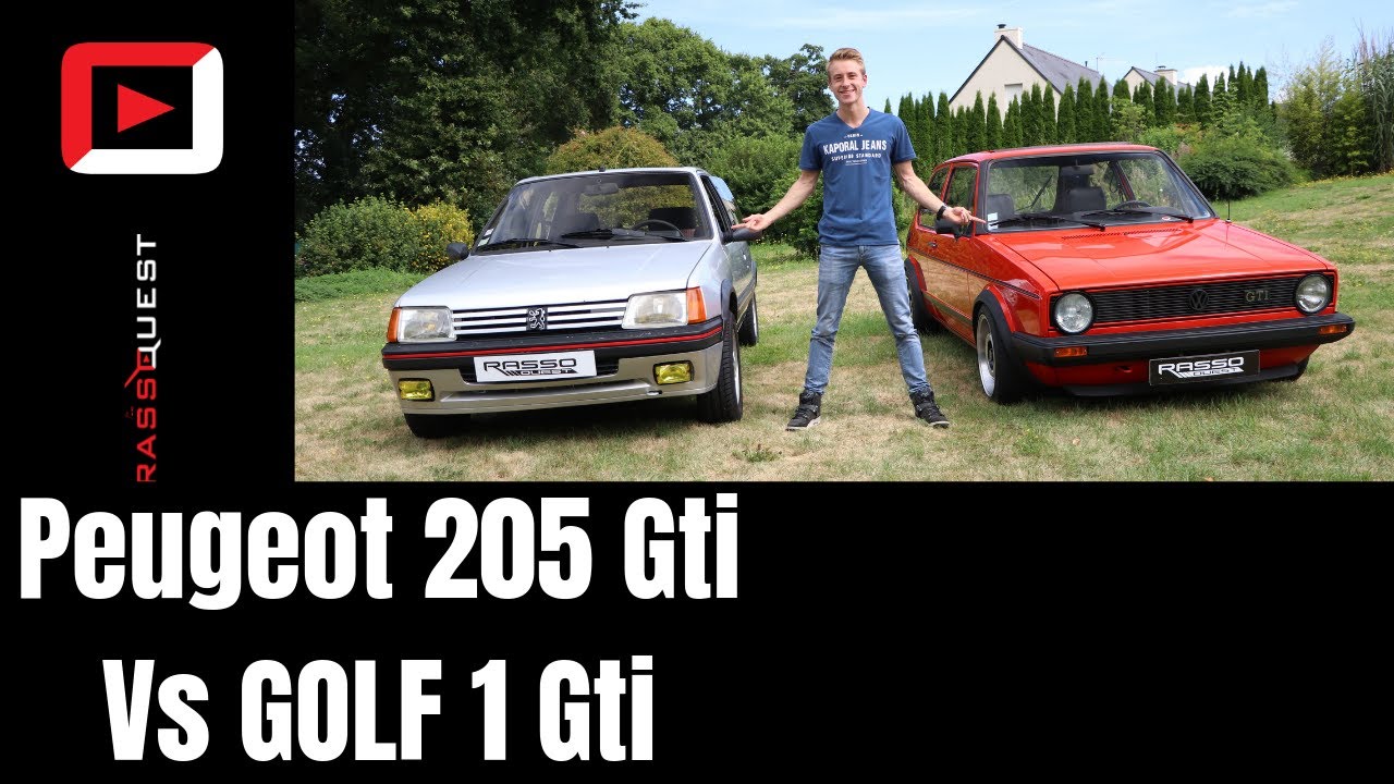 Le CHOC des LÉGENDES ⎜Peugeot 205 Gti Vs Golf 1 Gti ⎜