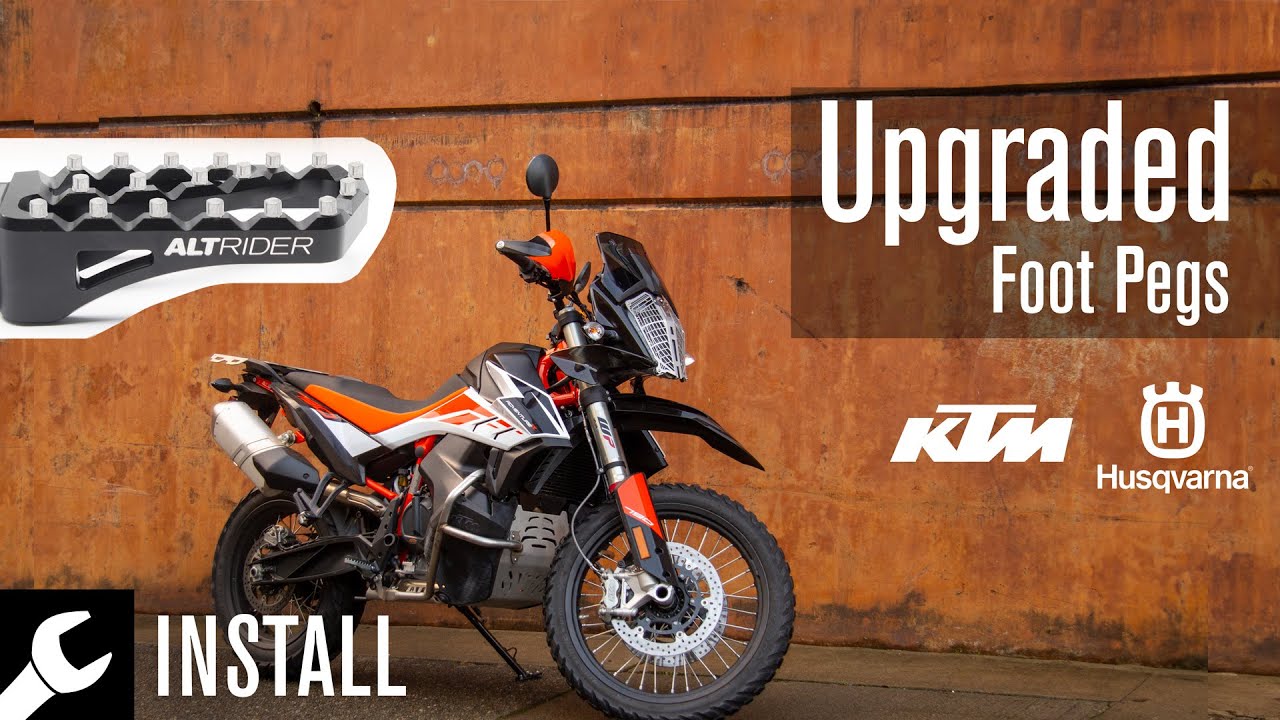 KTM ADVII Foot Peg install by AltRider