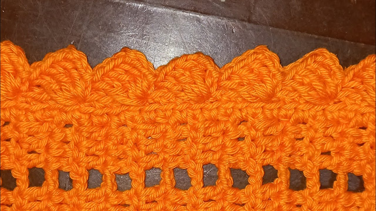 BICO DE ACABAMENTO PARA TAPETE CROCH&Ecirc; RETANGULAR!