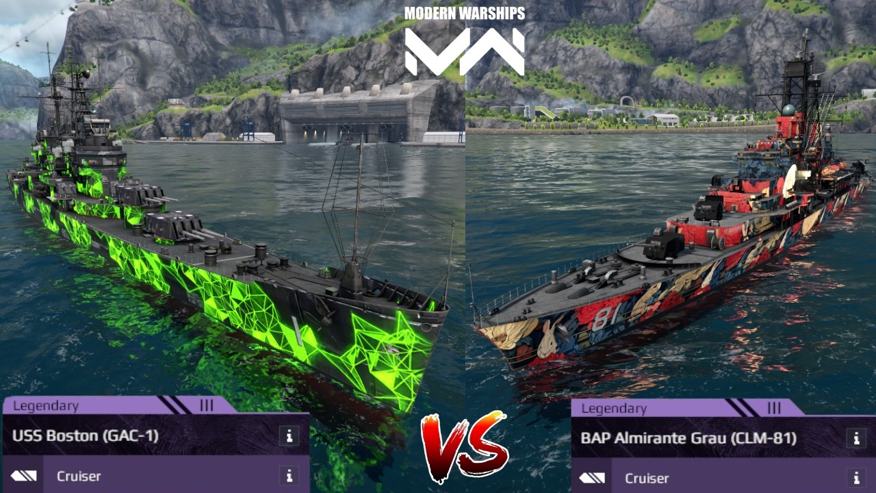 USS Boston vs BAP Almirante Grau - Modern Warships