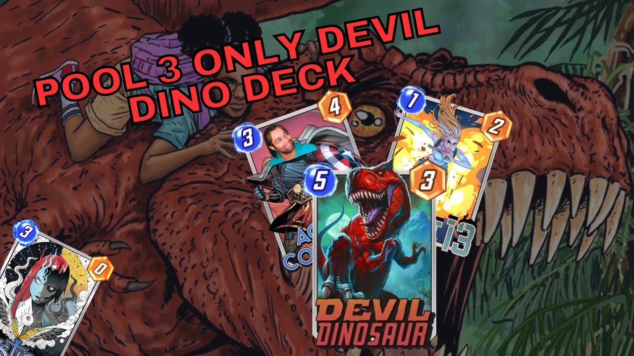Super Fun Pool 3 ONLY Devil Dino Deck | Marvel Snap