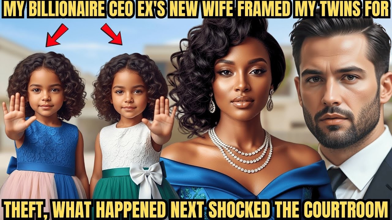 The Billionaire’s Evil New Wife Framed My Twins—The Courtroom Reveal Left Everyone Speechless!