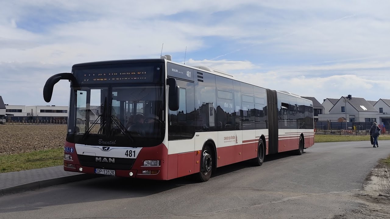 MZK Opole | Linia 17 | MAN NG323 Lion's City #481 | Kierunek Częstochowska - Pętla