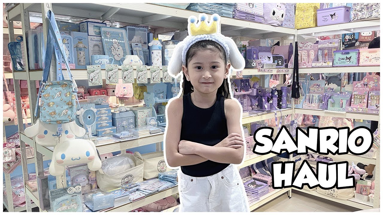 NAG START NA MAMILI NG GAMIT PARA SA SCHOOL + DINALA NAMIN SI SOLANA SA SANRIO STORE!