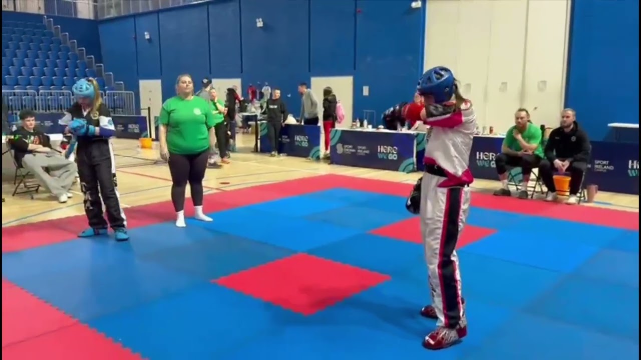Tallaght international kickboxing 2026 Cassie Bradley V Eryn senior grand champion final win