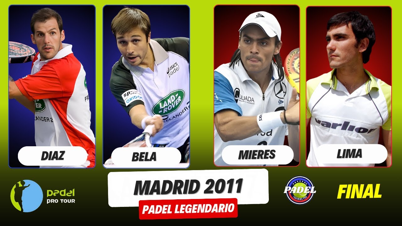 🔥 Final Histórica Madrid 2011 | Díaz & Bela vs Mieres & Lima | Pádel Legendario Completo 🎾