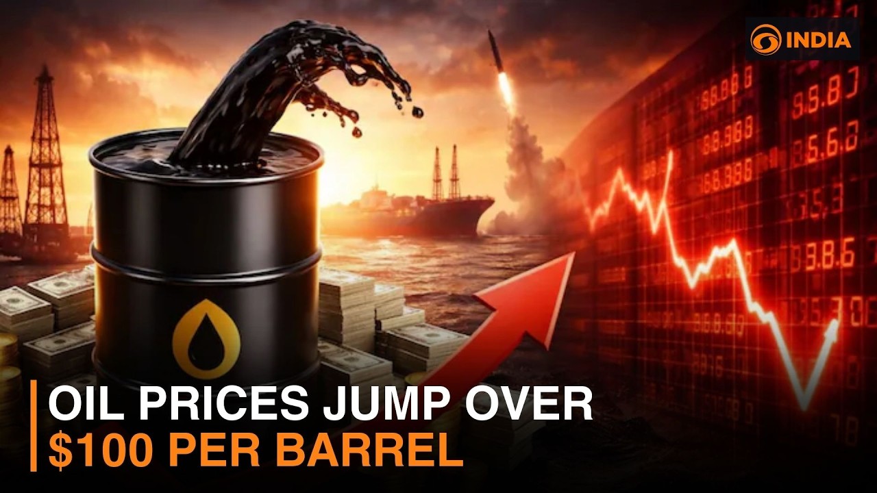 Цены на нефть подскочили более чем на 100 долларов за баррель.