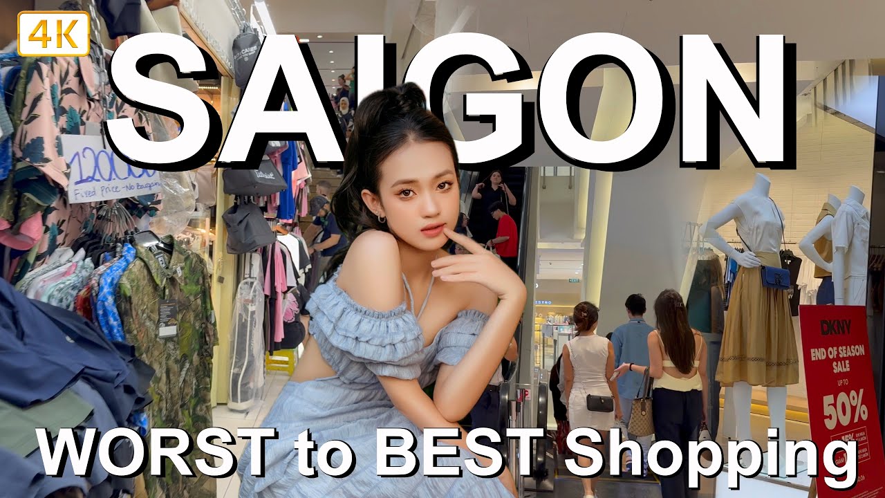 WORST to BEST Shopping Places in Ho Chi Minh (Saigon), Vietnam