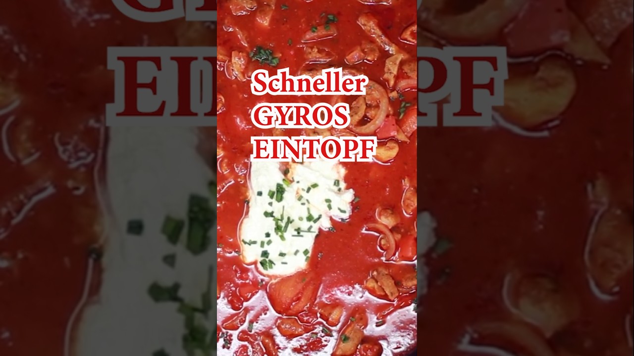 Schneller GYROS-EINTOPF - partygeeignet und low carb 