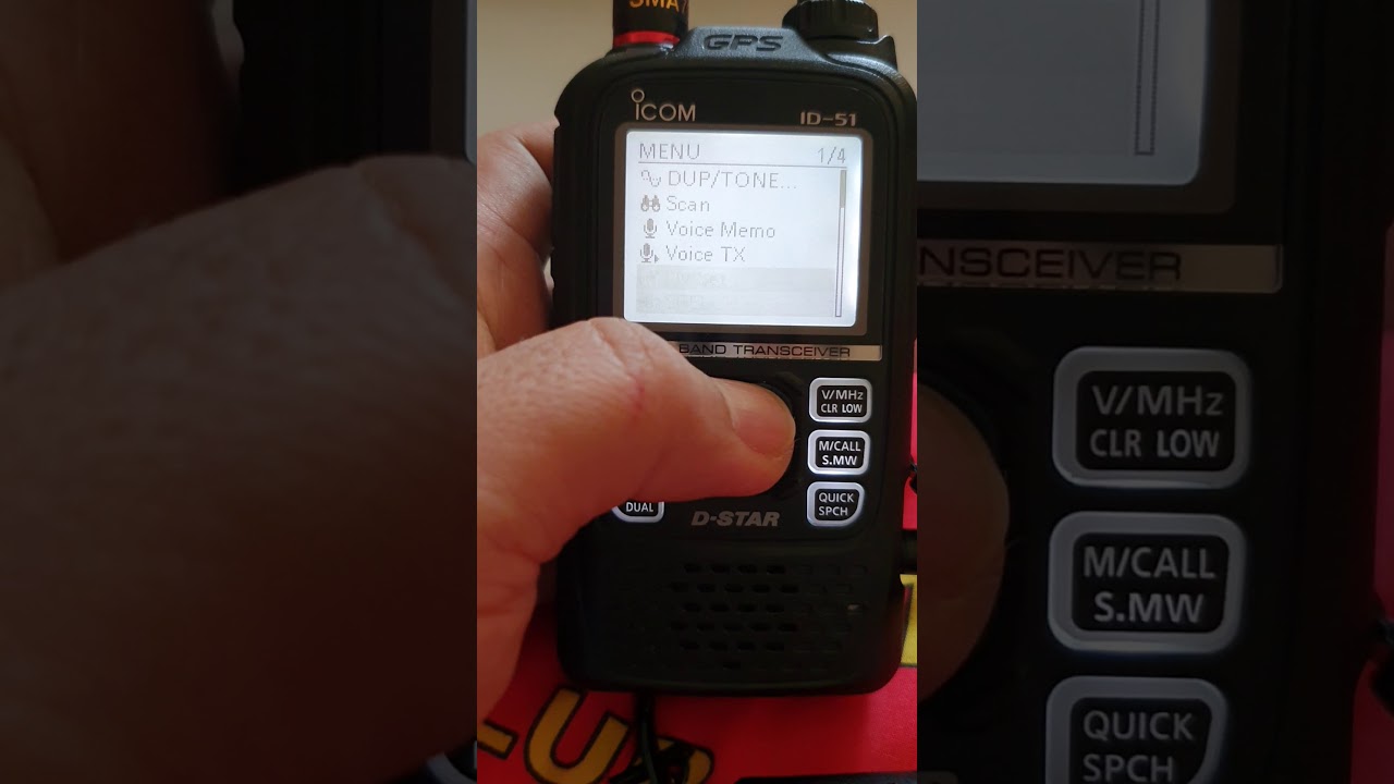 การตั้งช่องรีพีทเตอร์ อนาล๊อก icom id51