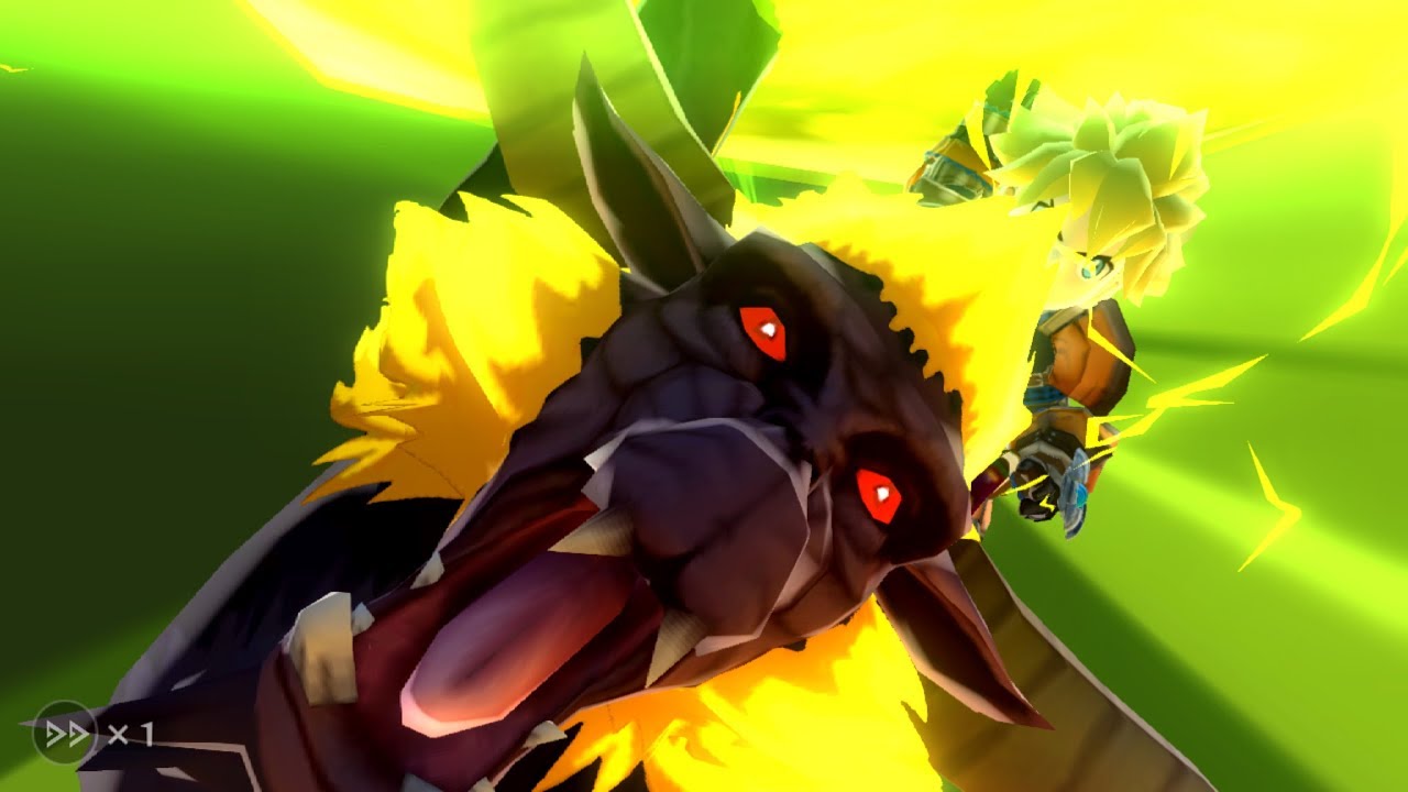 Monster Hunter Stories  Capturando a Rajang.
