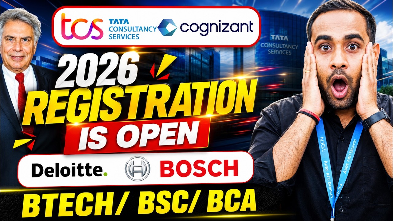 Открыта регистрация в TCS и Cognizant | Найм Bosch: выпуск 2026/2025 BTech | Volvo, Deloitte