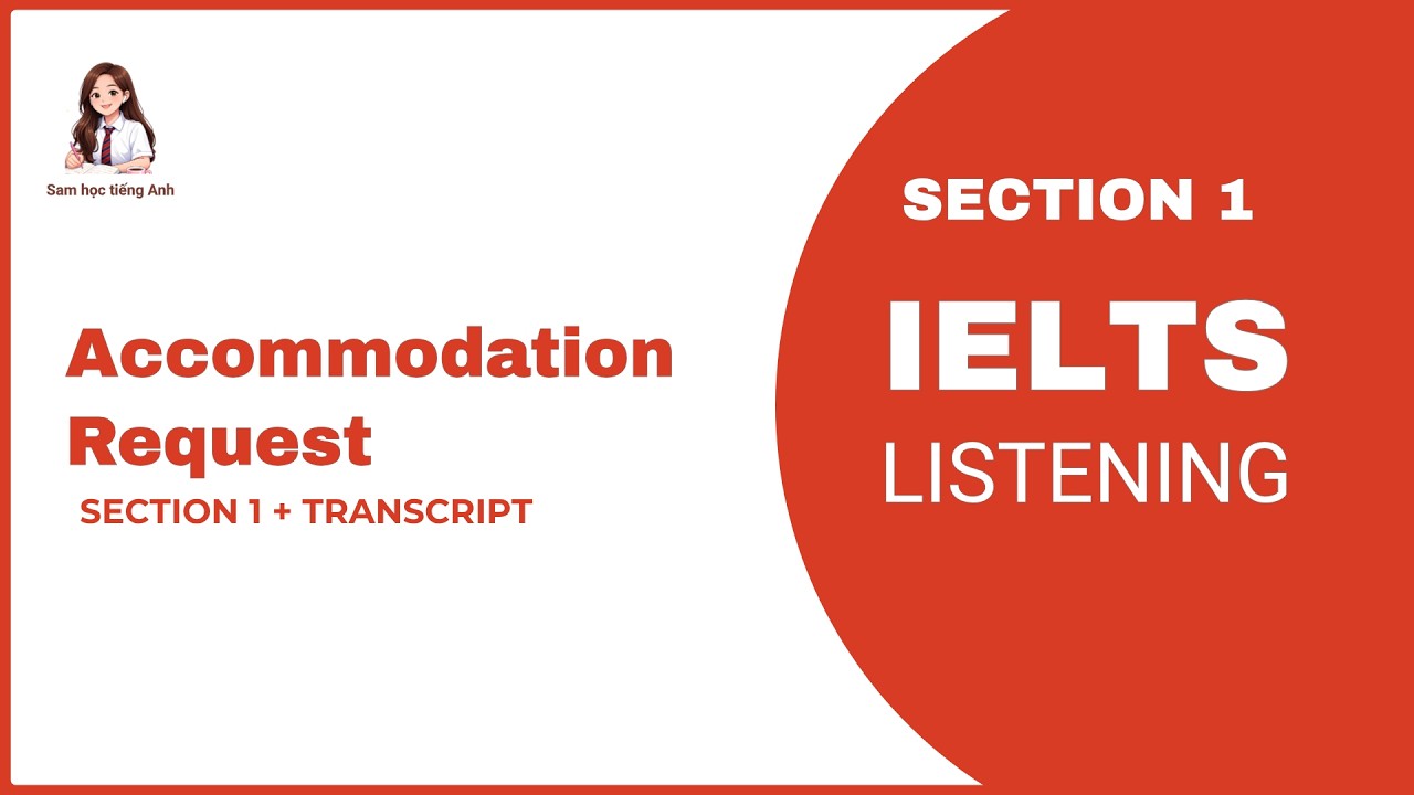 🎧 IELTS Listening Practice | Section1 | Accommodation Request