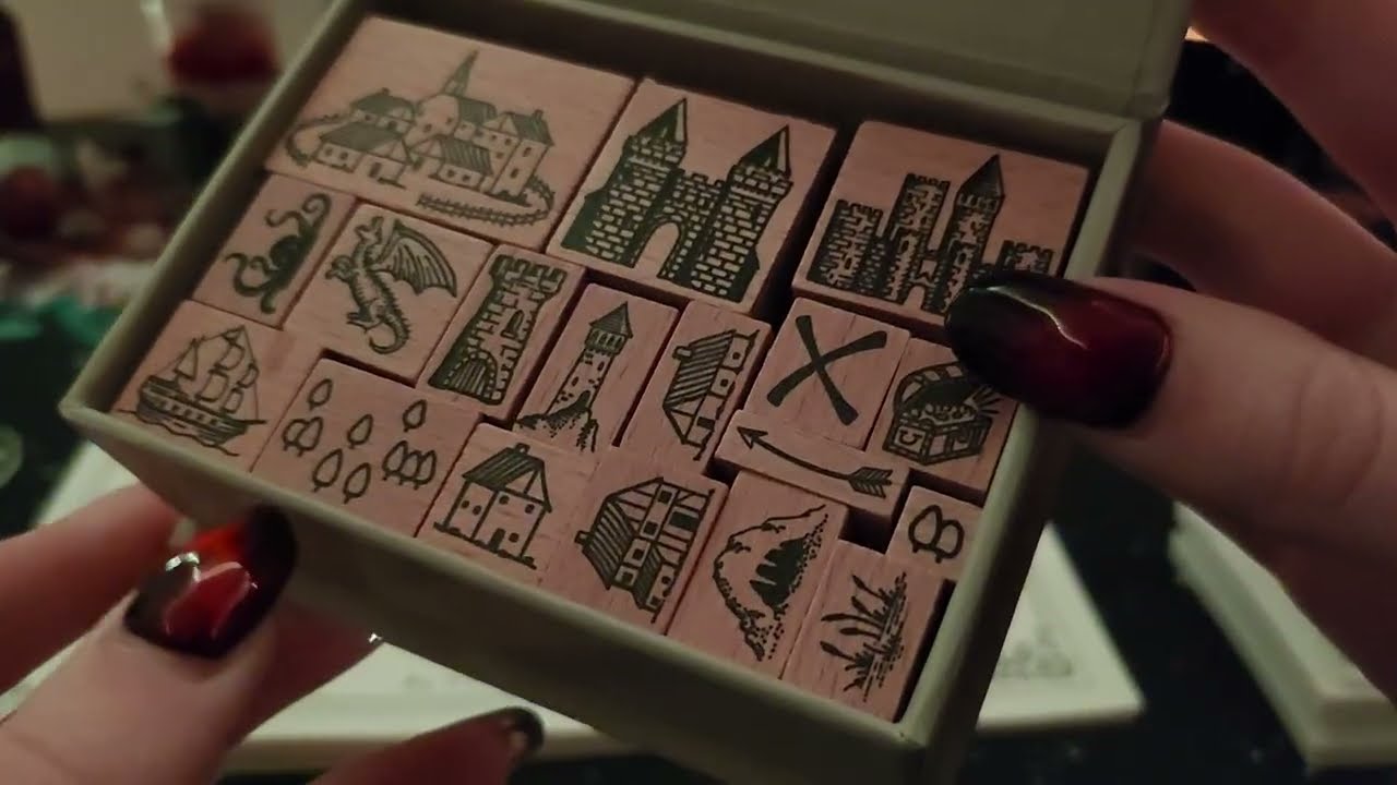 Trying out some Stamps (Whisper ASMR)
