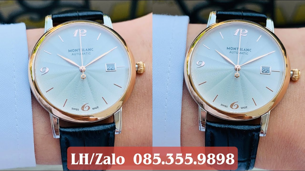 (Vàng Đúc 18 Quý Hiếm - Lh: 085.355.9898) Đồng Hồ Montblanc Star Classique 113824 