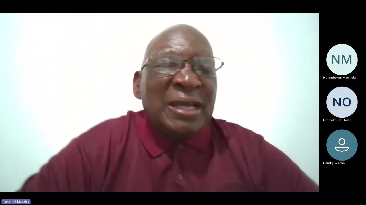 Bible Study Head Pastor KR Madzhie: Pool of Grace Church:Acts 7:44–8:3