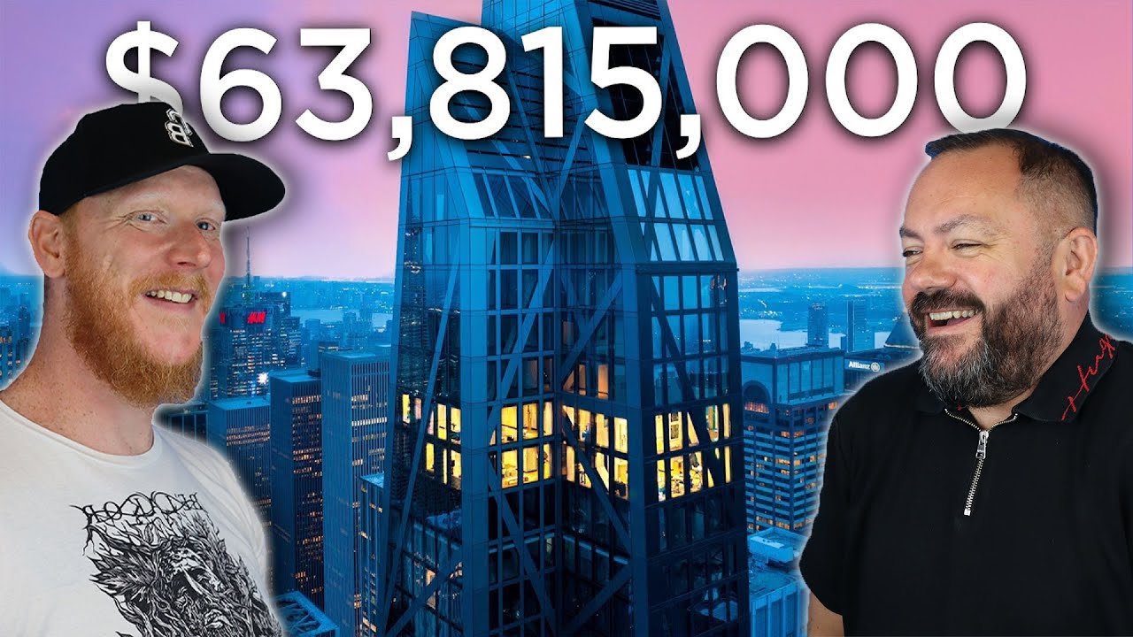 $63 MILLION Futuristic Billionaires Row NYC Penthouse! | OFFICE BLOKES REACT!!