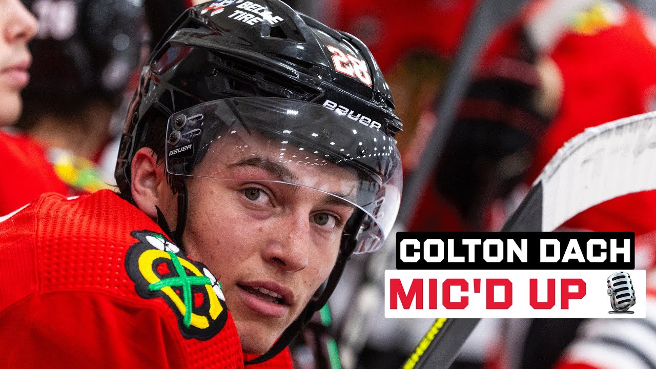 Colton Dach Mic'd Up 🎙️| Chicago Blackhawks