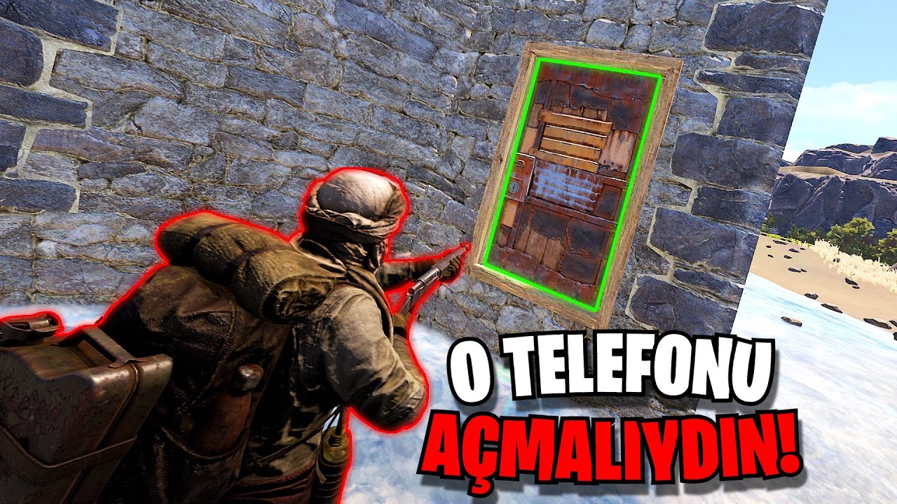 TELEFONU MEŞGULE ATAN KOMŞUNUN HAZİN SONU! (Rust Trol)