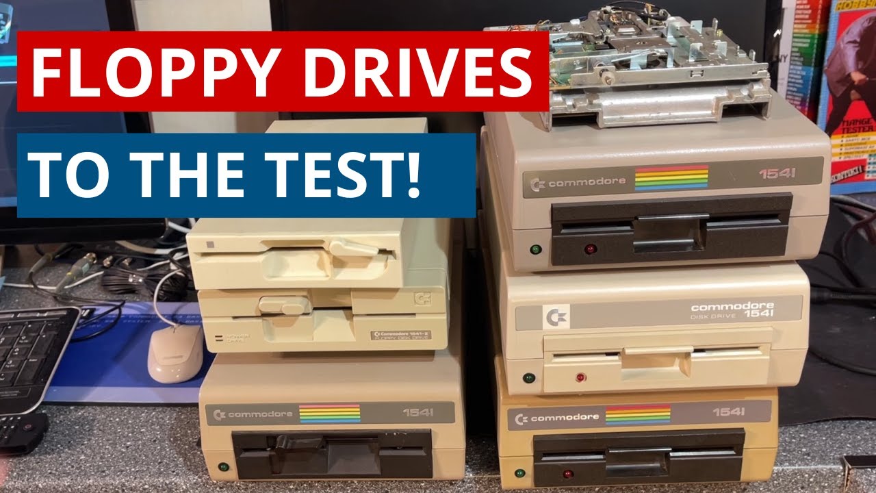 Commodore floppy drives diagnostics testing - Do they all work ?