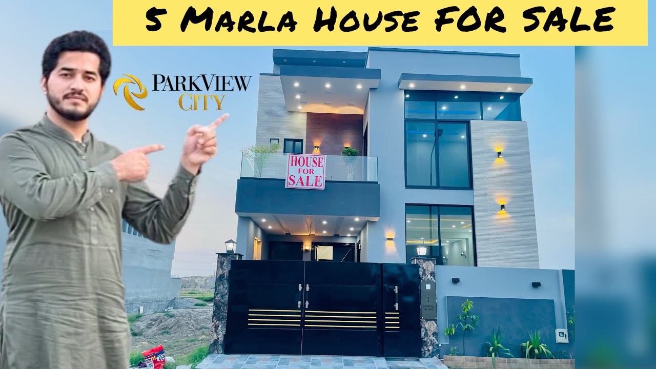 5 Marla Brand New HOUSE FOR SALE | Crystal block | Park View City Lahore