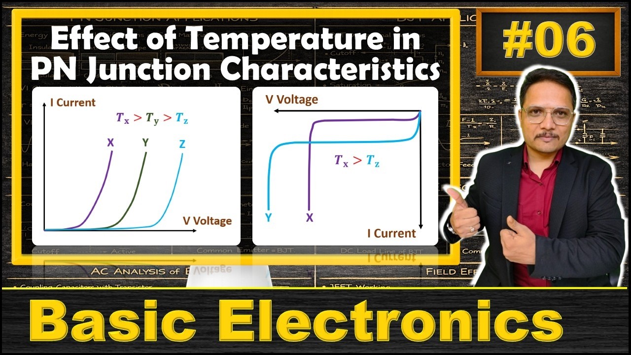 Effect of Temperature in PN Junction Characteristics | Basic Electronics | Engineering Funda