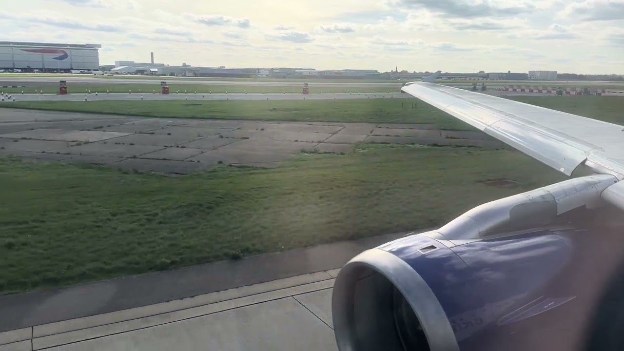 British Airways A319 | Takeoff from London Heathrow Airport