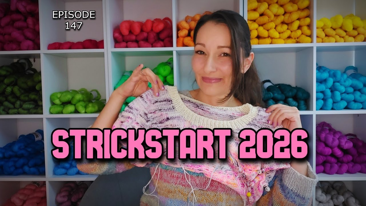 Wir starten mit vielen neuen Strickprojekten ins neue Jahr! - Schibot Garne Strickpodcast EP 147