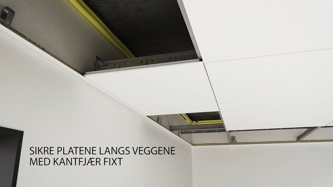 Rockfon® System T24 X DLC™ | Installasjon av himlingssystem
