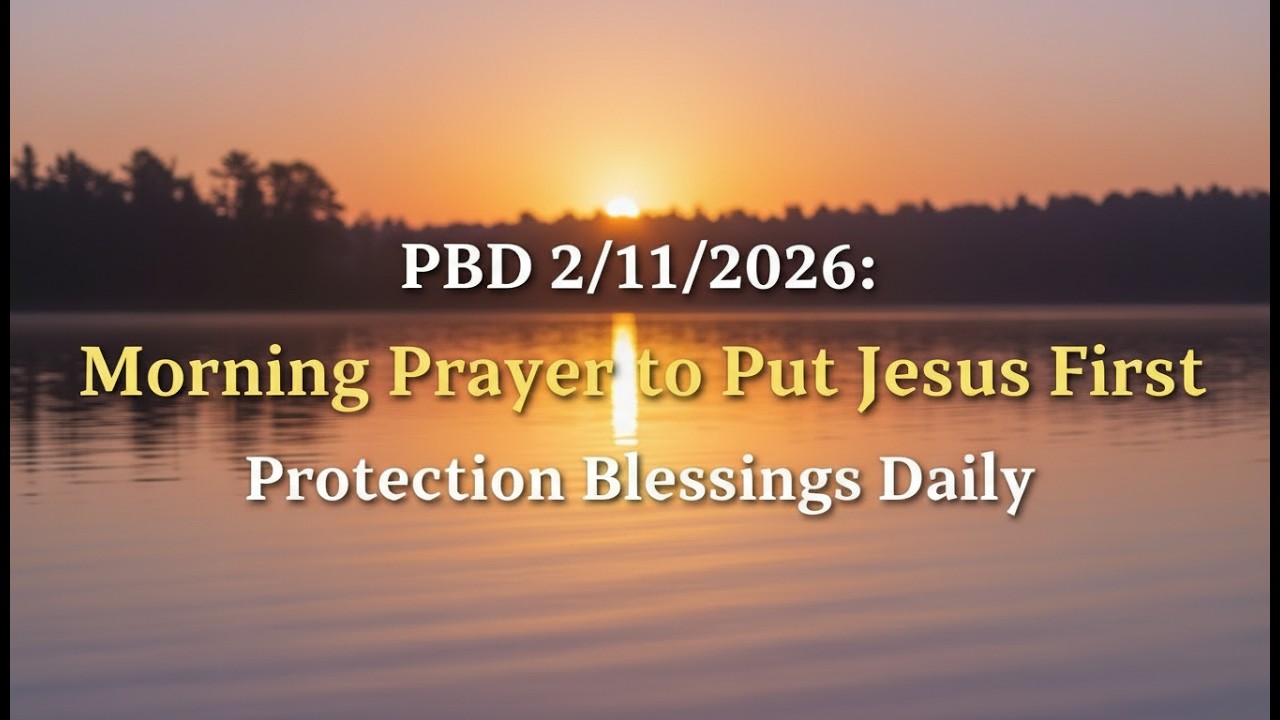 PBD 2/11/2026: Morning Prayer to Put Jesus First | Protection Blessings Daily