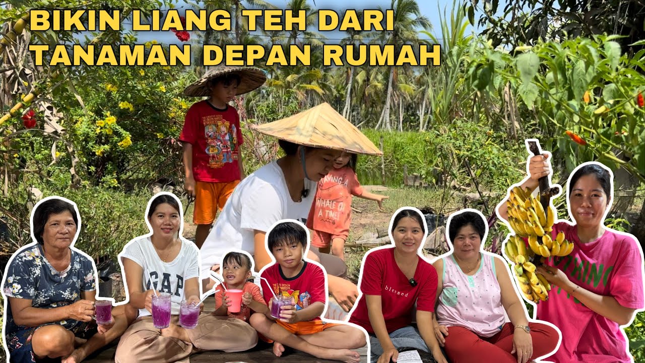 BIKIN MINUMAN LIANG TEH UNTUK BUANG PANAS DALAM, DAN UNBOXING PAKET BERSAMA MAMA DI RUMAH PONTIANAK