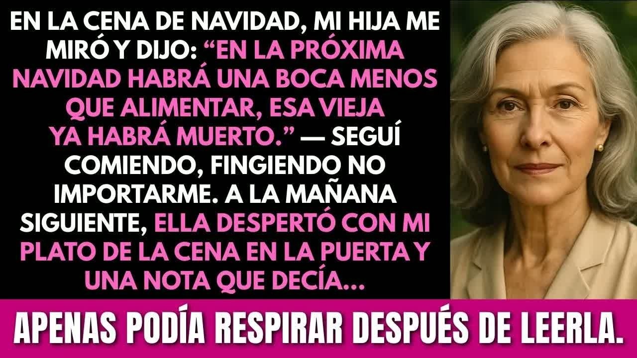 Mi hija me dijo en Navidad: 