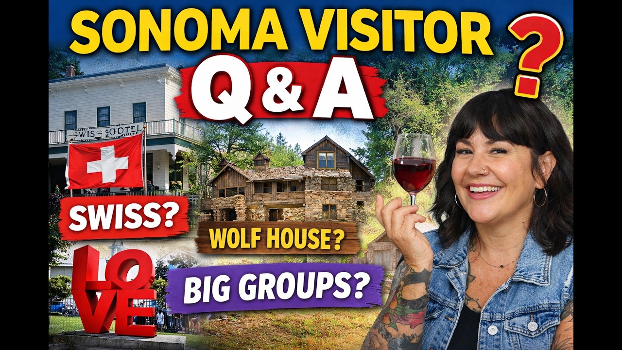 Sonoma Visitor Q&A: Swiss Connections, Big Groups, and the “LOVE” Sculpture