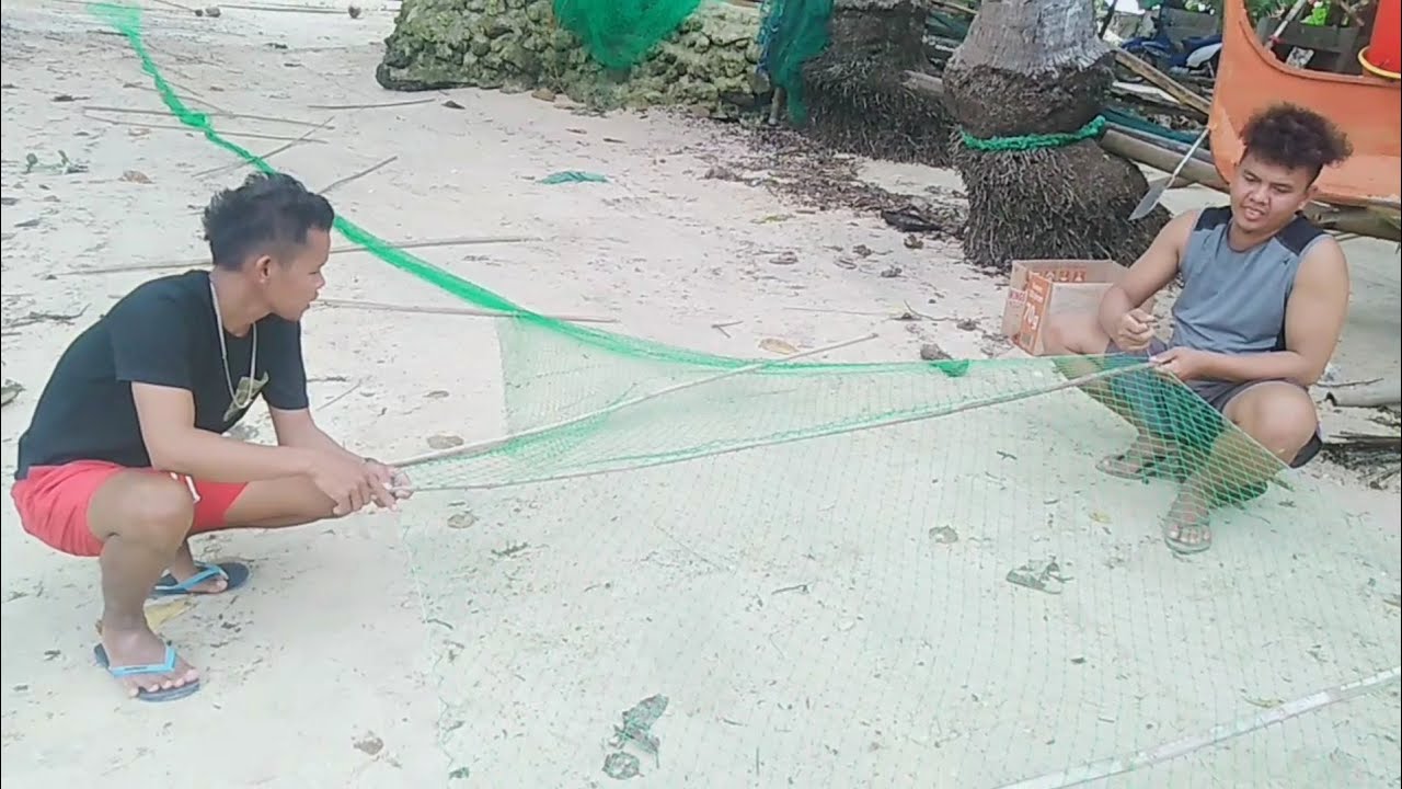 V260 - Paano gumawa ng Lambat sa Bunsod ( Baklad ) | Buhay Dagat | Tabina Z.D.S