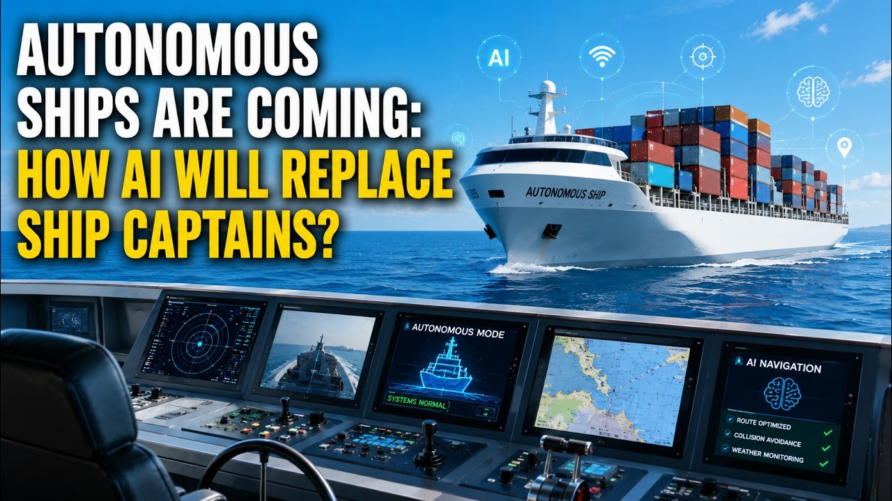 Autonomous Ships Are Coming: How AI Will Replace Ship Captains?