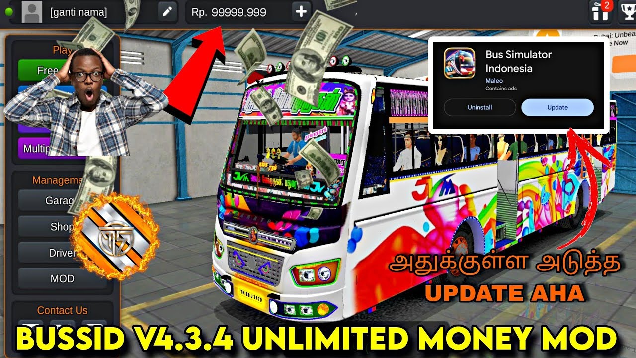 🔥HOW TO DOWNLOAD NEW BUSSID V4.3.4 UNLIMITED MONEY MOD IN TAMIL #top56tamil #bussid #BUSSIDV4.3.4