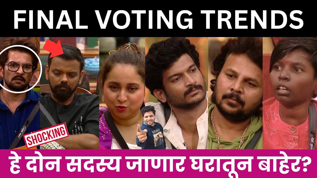 Bigg Boss marathi 6 FInal voting trends | होणार दोन Eviction 