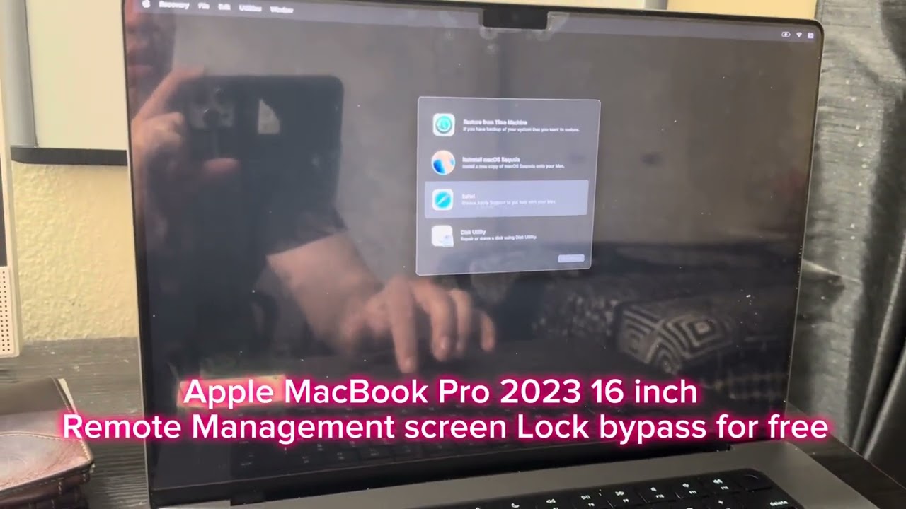 MacBook Pro 2023 16 inch M2 remote management bypass for free | mdm bypass less then 5 minutes