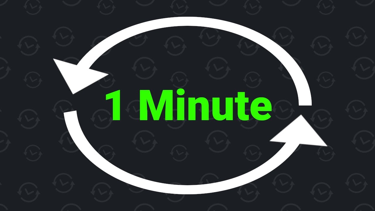 Temporizador de intervalo de 1 minuto