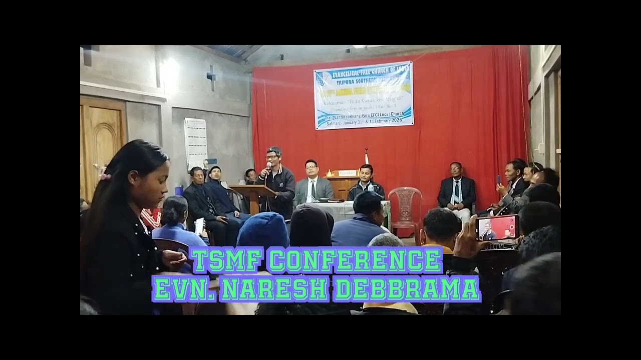 Tripura southern mission field conference  Evn. Naresh Debbrama#like #subsribetomychannel #kokborok 