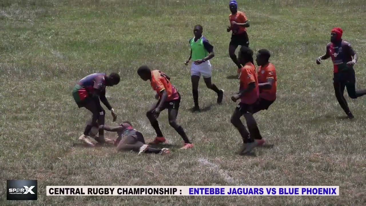 HIGHLIGHTS: Entebbe Jaguars vs Blue Phoenix Rugby | Central Rugby Championship