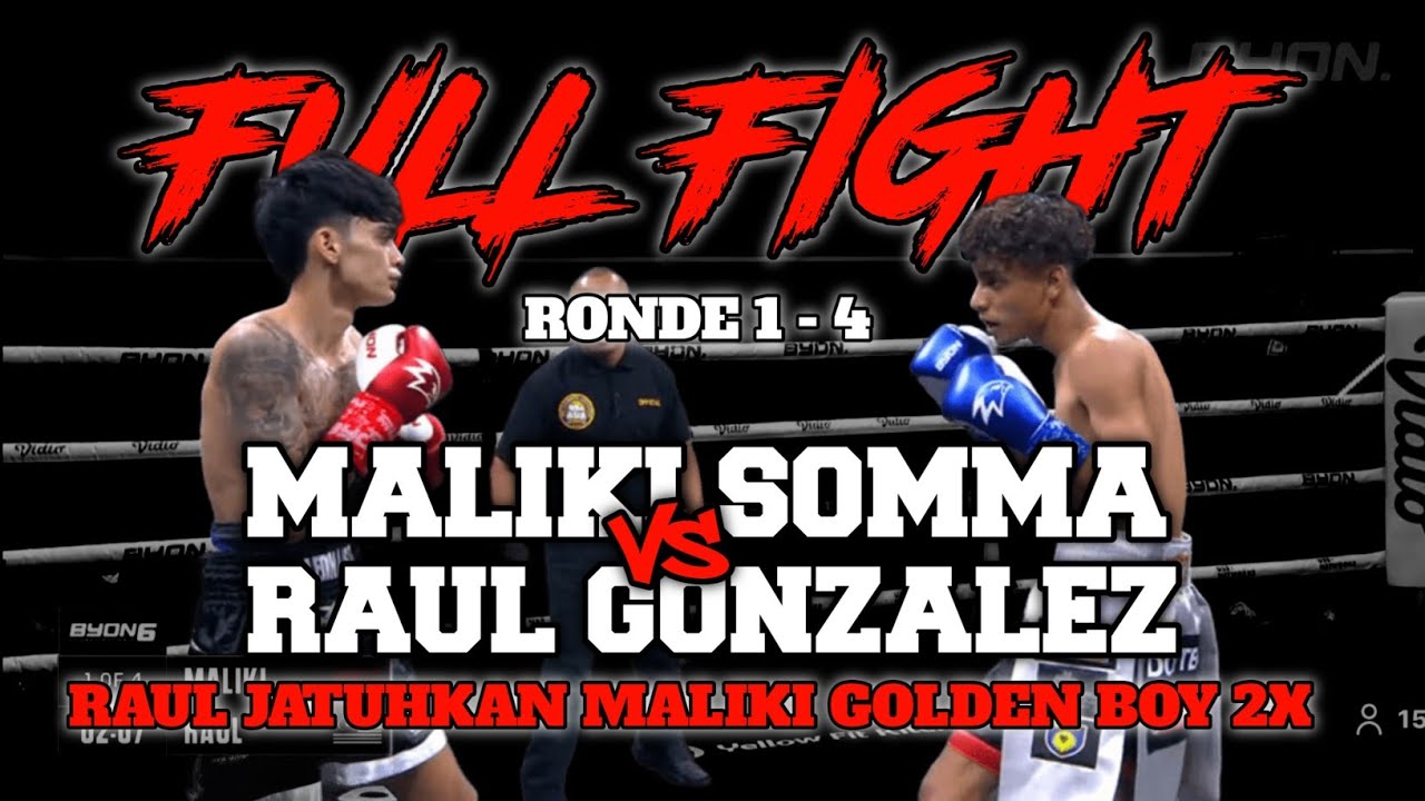 MALIKI VS RAUL FULL FIGHT - BYON COMBAT 6 INDONESIA VS MALAYSIA 