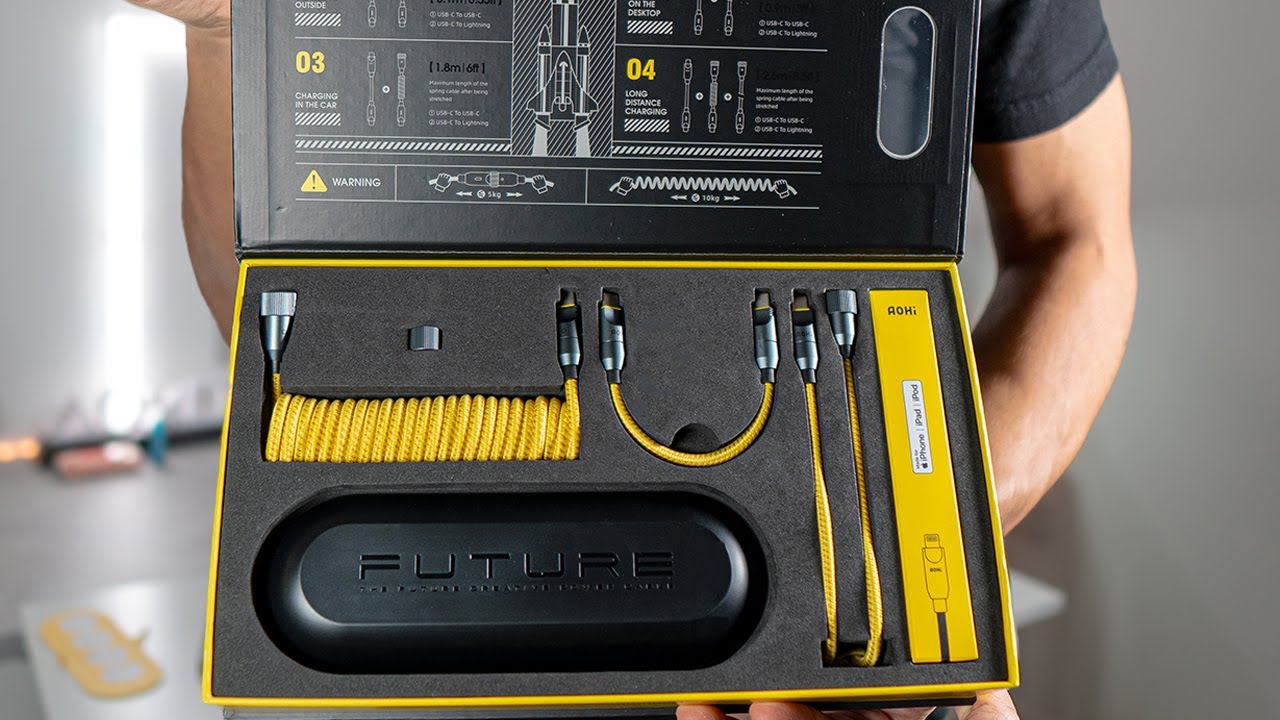 The Ultimate 240W Fast Charging Cable Set For All Your Devices!!